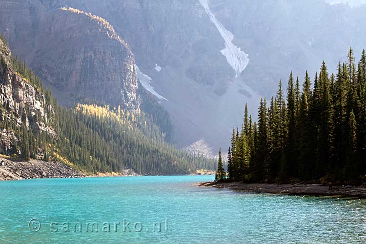 Moraine Lake in Banff National Park in Canada