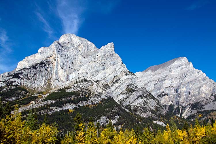 Mount Kidd in Kananaskis Country in Canada