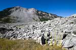 Een korte wandeling door Frank Slide aan de Crowsnest Highway