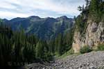 Nog een mooi uitzicht vanaf het Tamarack trail bij Island Lake bij Fernie