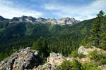 Eindelijk bij het uitzichtpunt van het Tamarack Trail, de Lizard Range