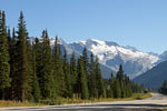 Vanaf Roger's Pass een schitterend uitzicht over Glacier NP in Canada