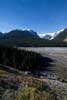 De Columbia Icefield langs de Icefield Parkway tussen Jasper en Banff