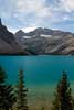 Bow Lake vlakbij Banff aan de Icefields Parkway in Alberta