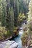 Nog een mooi uitzicht vanaf het wandelpad over Maligne Canyon