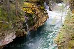 De omgeving van Maligne Canyon is ontzettend mooi