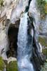 Een van de mooiste watervallen in de Maligne Canyon in Jasper NP