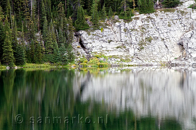 Chester Lake in Kananaskis Country bij Canmore in Canada
