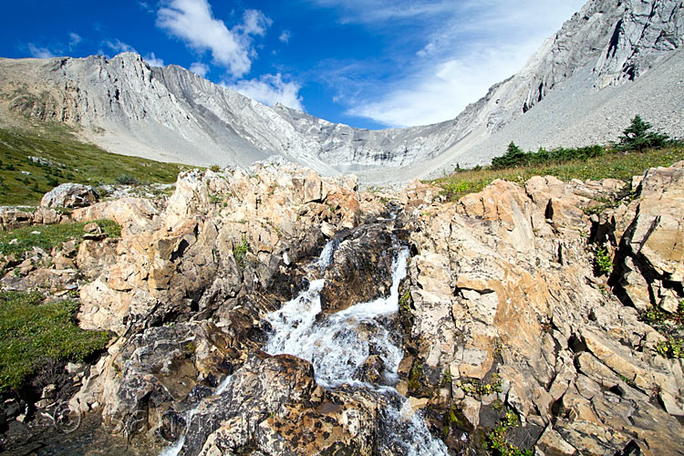 De natuur van de Ptarmigan Cirque is schitterend