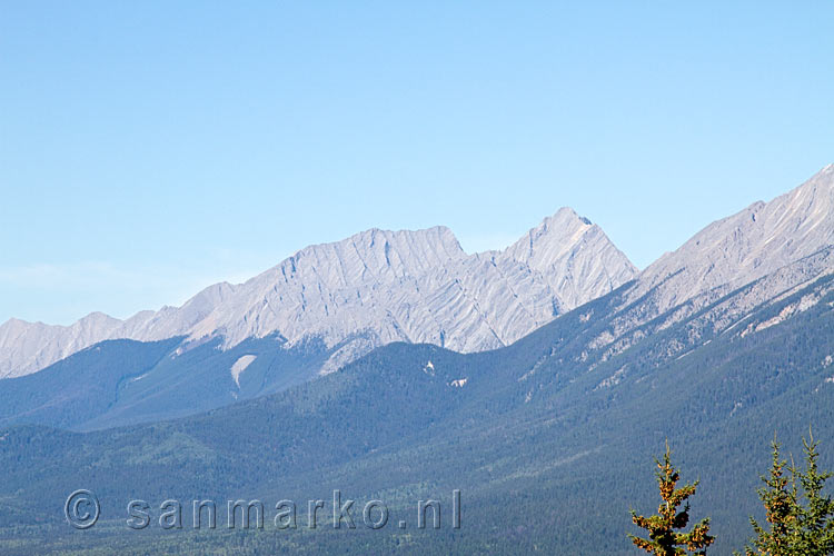 De Rocky Mountains in Kootenay National Park in Canada