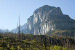 Storm Mountain gezien vanaf het wandelpad naar Stanly Glacier in Kootenay National Park