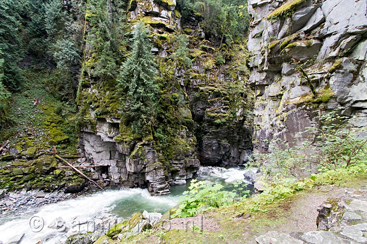 De mooie natuur in de kloof bij de Othello Tunnels