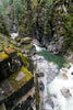 De diepe kloof bij de Othello Tunnels bij Hope in Canada