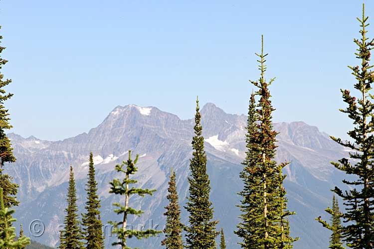 Mount Tilley gezien vanaf Mount Revelstoke NP