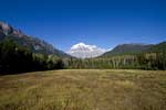 Het mooie uitzicht op Mount Robson bij Mount Robson Provincial Park