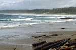 De ruige zee bij Pacific Rim National Park op Vancouver Island in Canada