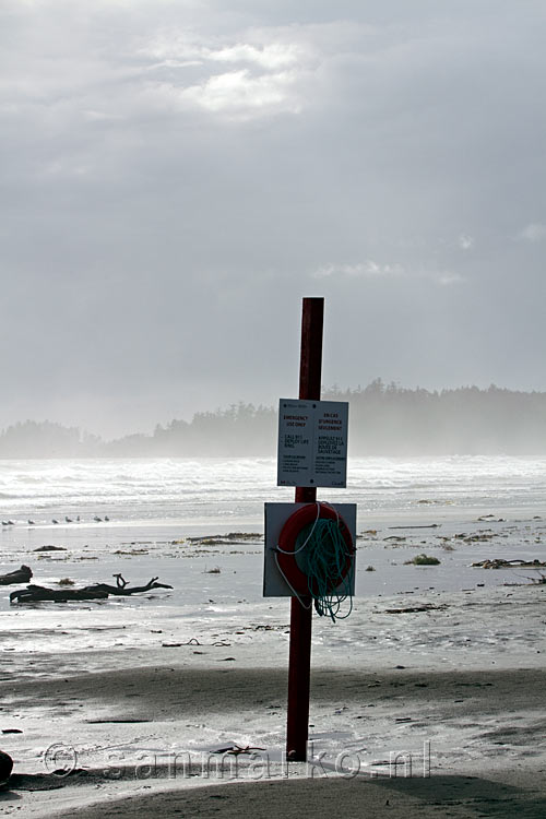 Nog een mooi uitzicht over de zee van het Pacific Rim National Park bij Schooner Cove