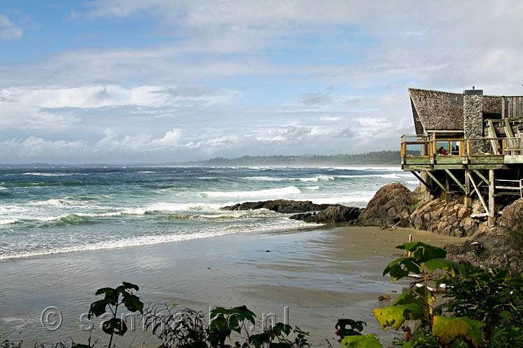 Het informatie centrum bij South Beach voor Pacific Rim National Park