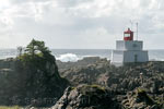 De vuurtoren van Ucluelet langs het Wild Pacific Trail