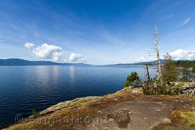 Uitzicht over Vancouver Island vanaf Francis Point Provincial Park