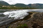 Uitzicht op de Sechelt Inlet vanaf de Skookumchuck Narrows aan de Sunshine Coast