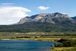 Lower Waterton Lake en Sofa Mountain in Waterton Lakes National Park