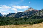 Mount Galwey in Waterton Lakes National Park in Canada