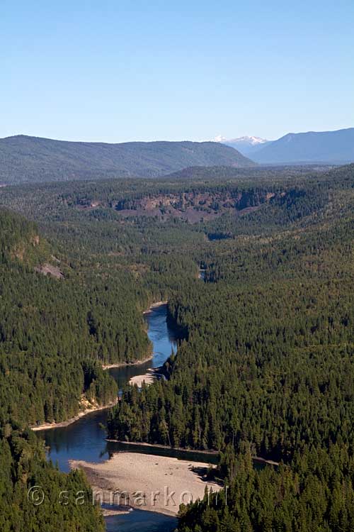 Vanaf Shaden Viewpoint het mooiste uitzicht over Wells Gray Provincial Park