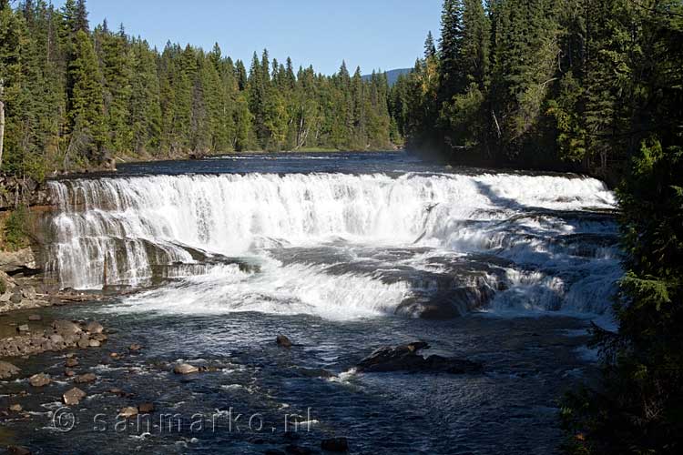 De Dawson Falls in Wells Gray Provincial Park in British Columbia