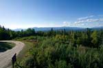 De mooie natuur van Wells Gray Provincial Park bij Green Top Mountain in Canada