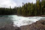 Vanaf Bailey's Cute het uitzicht op de Clearwater River