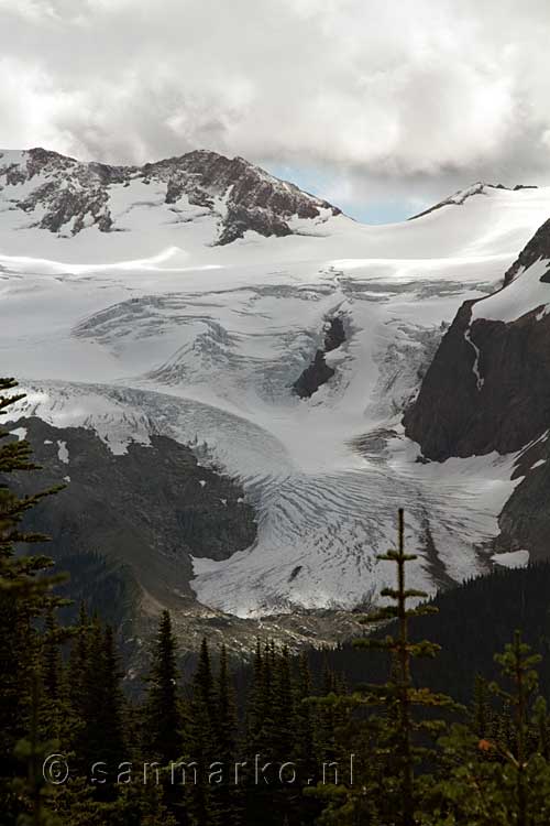 De Overlord Glacier bij Whistler in Canada