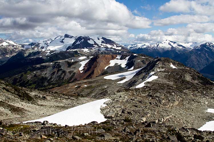 Nog een mooi uitzicht vanaf de Whistler Mountain in Canada