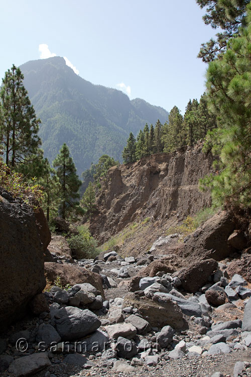 Barranco Bombas de Agua tijdens de wandeling van uit Los Brecitos