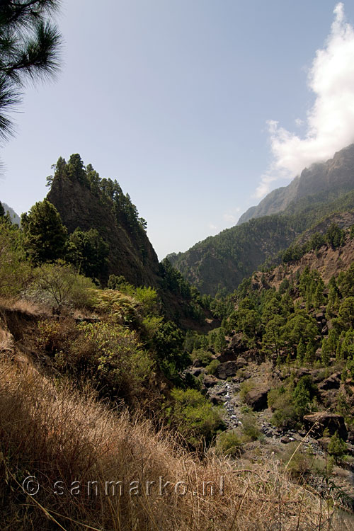 Op naar de Barranco de las Angustias in de Caldera de Taburiente op La Palma