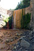 De Cascadas Colores waterval in de Barranco de las Angustias op La Palma