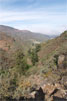 Het pad door de Barranco de la Mina is soms wat moeilijk begaanbaar