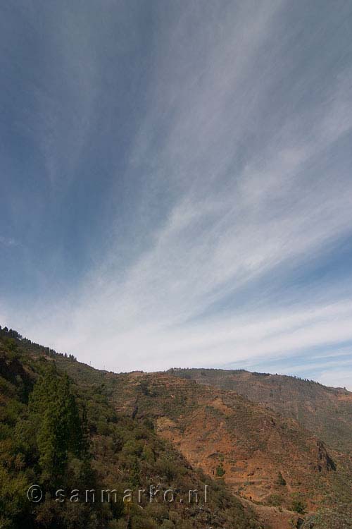 Vanuit de Barranco de la Mina weer terug naar Cruz de Tejeda