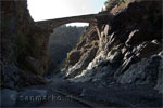 Oude levadabrug in de Caldera de Taburiente op La Palma