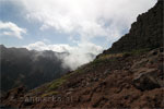 De Caldera de Taburiente zorgt voor wolkvorming op La Palma