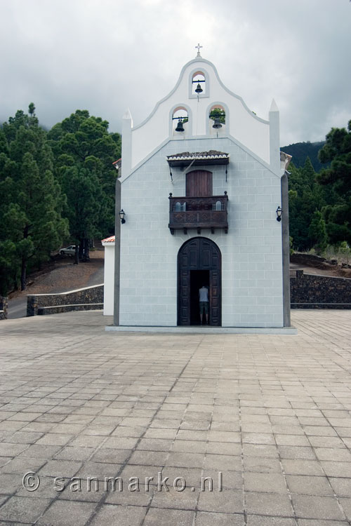 Een schitterend klein kerkje Ermita Virgen del Pino bij El Paso