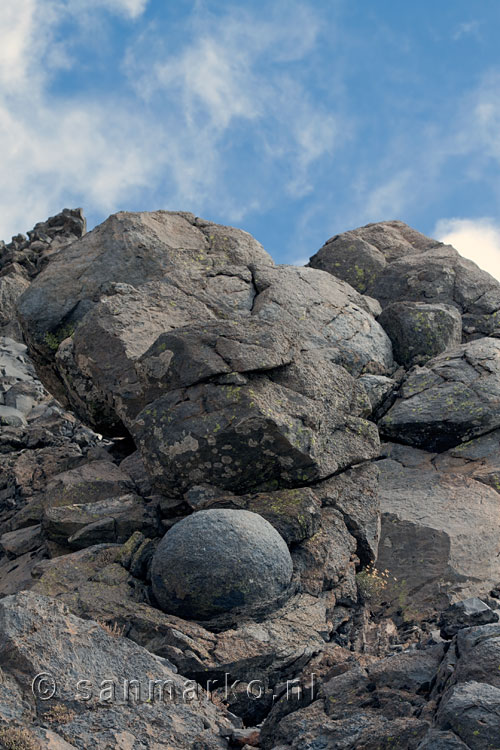 Vulkanische 'bom' bij de Roque de los Muchachos op La Palma