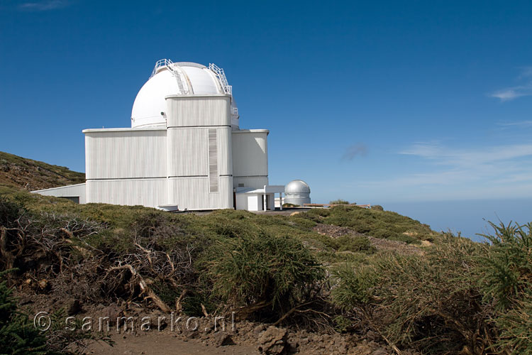 De Observatorio Astrofisico boven de Caldera de Taburiente op La Palma