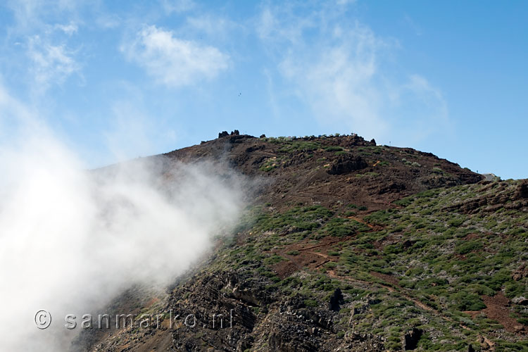 Wandelen naar de schitterende Roque de Los Muchachos op La Palma