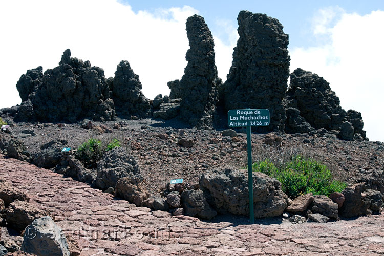 Aangekomen bij de Roque de los Muchachos op La Palma