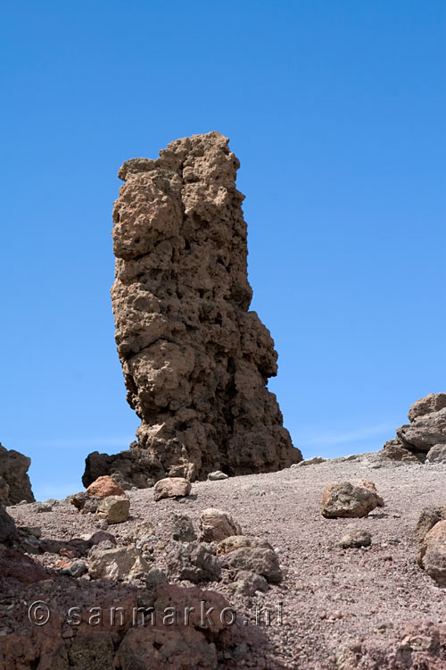Eén van de roques van Roque de Los Muchachos op La Palma