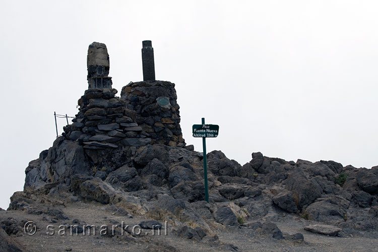 Pico Fuente Nueva (2366 m) bij de Roque de los Muchachos op La Palma