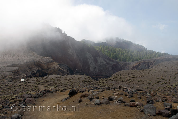 De Hoyo Negro bij de Ruta de los Volcanes op La Palma