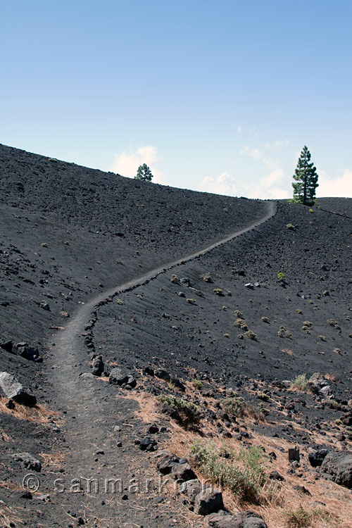 Het wandelpad van de Ruta de los Volcanes op La Palma