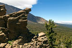 Uitzicht vanaf La Fortaleza op de bossen aan de noordkant van Tenerife